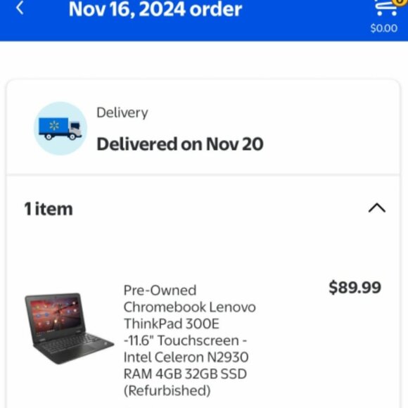 Lenovo 300e 2nd Gen Chromebook 11.6" Touchscreen 4GB 32GB ChromeOS - Excellent - Picture 8 of 8